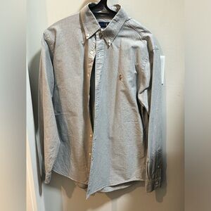 Ralph Lauren grey button up size medium